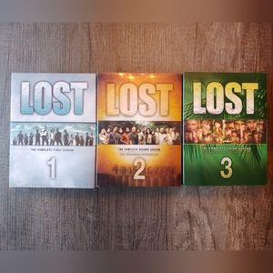 LOST TV-Series Season One, Two and Three. 21 disc set aired on FOX from 2004-06.